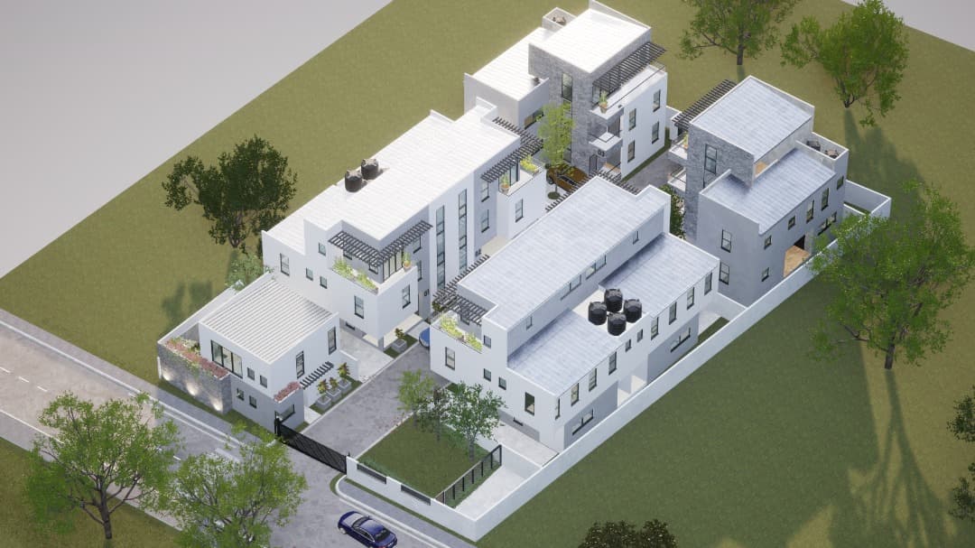 Structural BQ · Four-building residential development — project visual 2